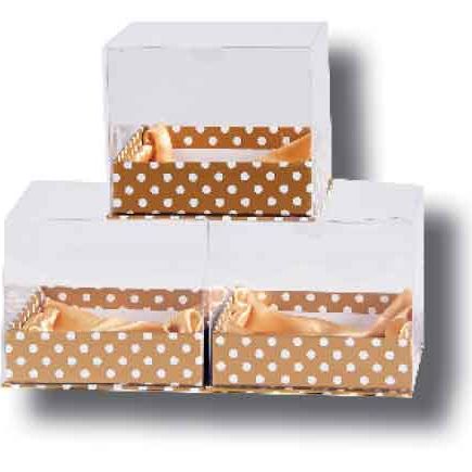 Gift Boxes Gold Dotted