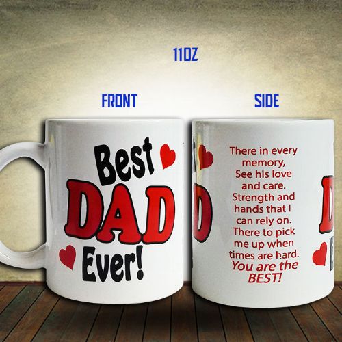 11oz Ceramic Mug - BEST DAD