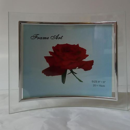 GLASS CURVED PHOTO FRAME