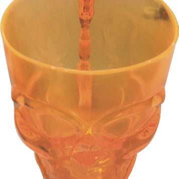 Skull Mug Orange