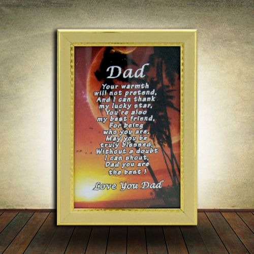 Message Frame for Dad