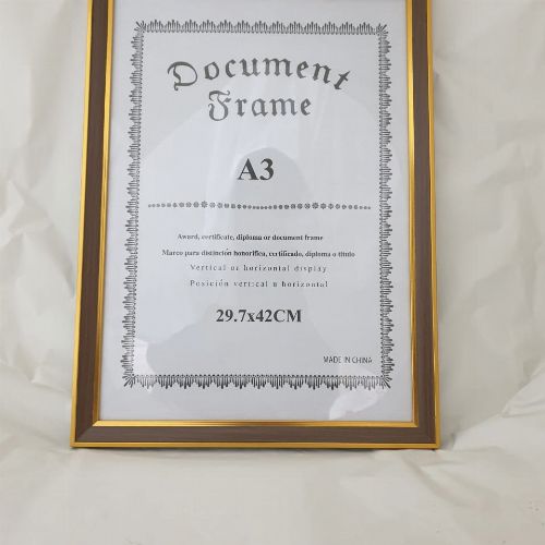 A3 PHOTO FRAME GOLD/BROWN