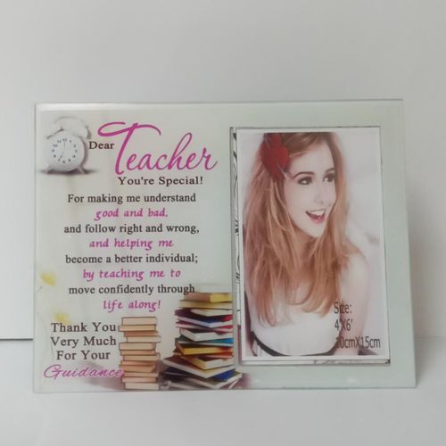 PLAQUE WITH PHOTO DEAR TEACHER YOU'RE SPECIAL