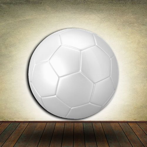 Number 5 / Size 5 - Soccer Ball (Plain White)