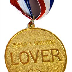 Worlds Greatest Lover Medal