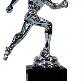 Silver Running Trophy