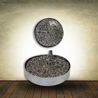 25 Silver Glitter Tealight Candles - Round