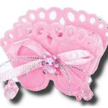 Mini Baby Feet 6pcs Pink