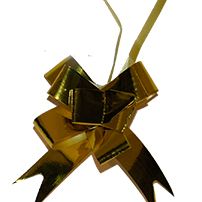 BUTTERFLY PULL BOWS 10PCS GOLD 