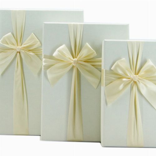 Boxes White Set of 3