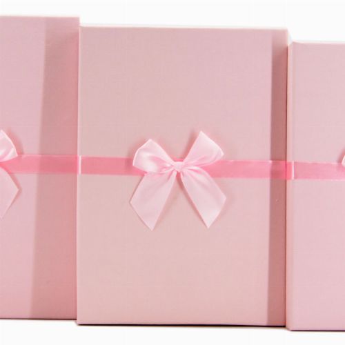 Pink Box set of 3 PINK
