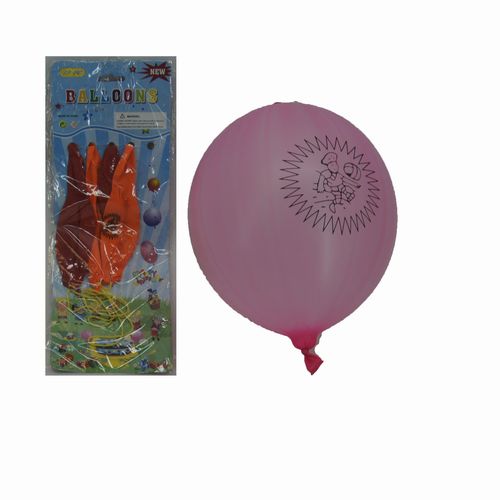5 Pcs Punch Balloons Assorted Colours