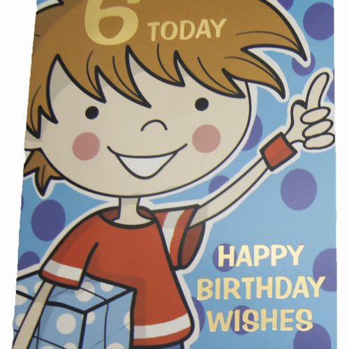 Happy Birthday 6 Years Greeting Cards (6)