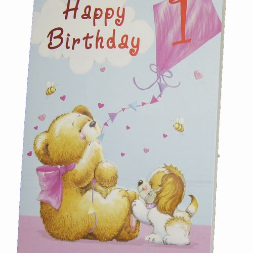 happy Birthday 1 Year Greeting Cards (5)