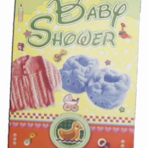 Baby Shower green/yellow Card (5)