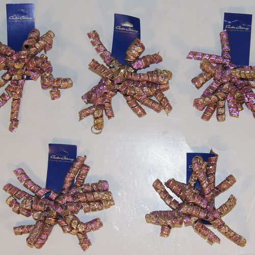 polyprop Curly Bow Pack of 5