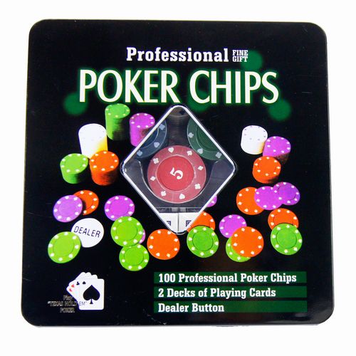 Game of poker with chips