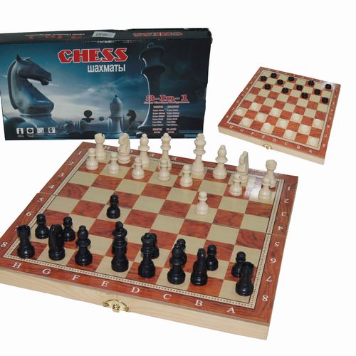  Chess/Checkers/Backgammon games 3 in 1