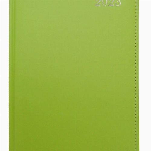 DIARY 2023 A4 SHADES LIME GREEN