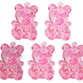 Plastic Bear (12) Pink
