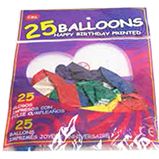 Happy Birthday Balloons (printed)25'S