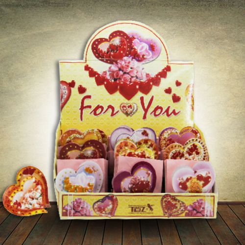 Mini Heart Shape Love Tags - 144 Piece per Box