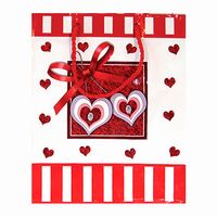 Medium Valentines bag Bow/Hearts