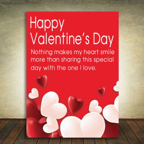 X-Large Valentine's Card - Happy Valentine's Day
