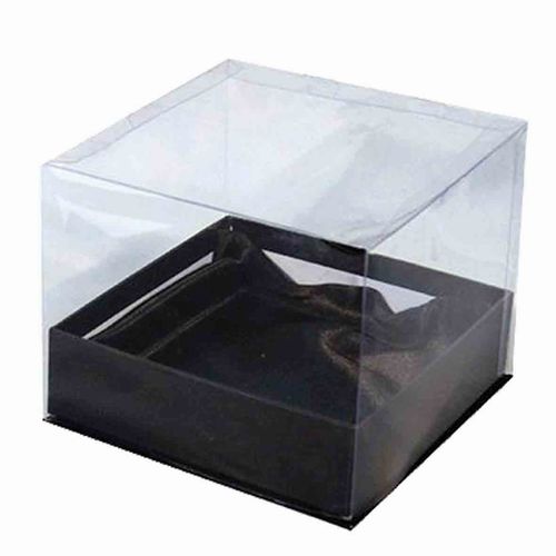 Large Gift Box W/ PVC Lid (Black)