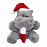 CHRISTMAS TEDDY HIPPO 