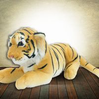 Lying Brown Tiger Cub