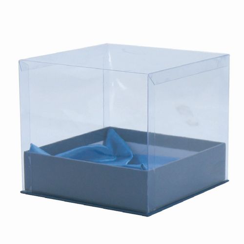 Gift Box W/ PVC Lid (Royal Blue)
