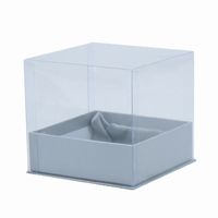 Gift Box W/ PVC Lid (Silver)