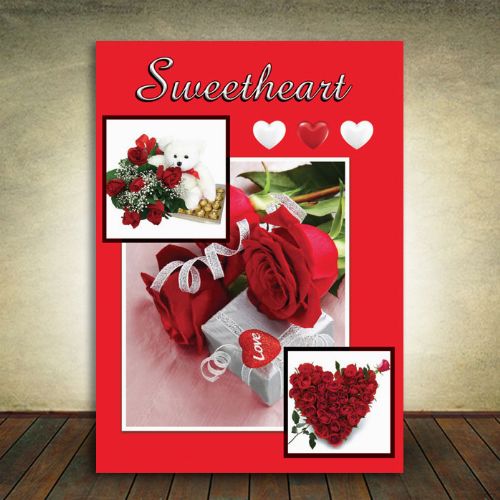 Jumbo Valentine's Card - Sweetheart