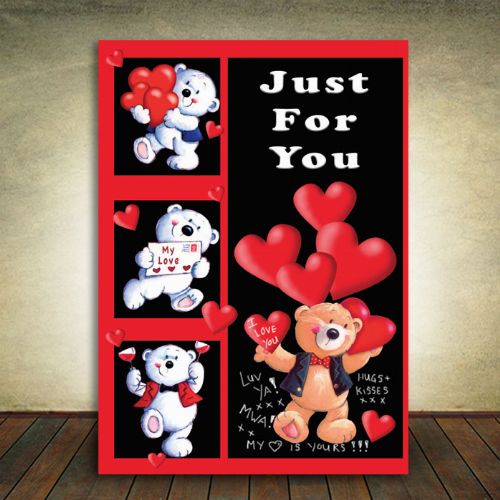 Jumbo Valentine's Card - Just for you