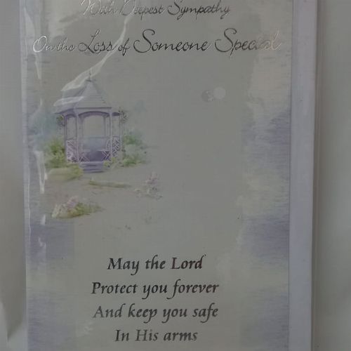 GREETING CARDS  SYMPATHY   5'S