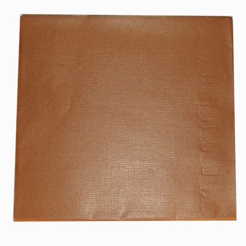Flat Sheet Gift Wrap (10) BROWN W/SQUARE DESIGN