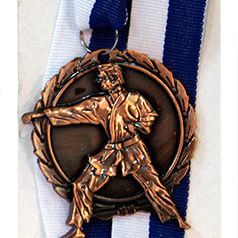 Karate Medal Bronze 