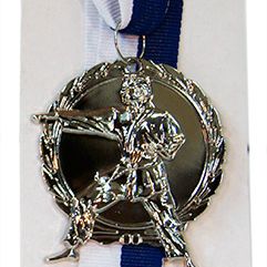 Karate Medal Silver