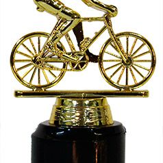 Gold Bicycle Trophy