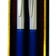 Double Pen Set BLUE/SILVER