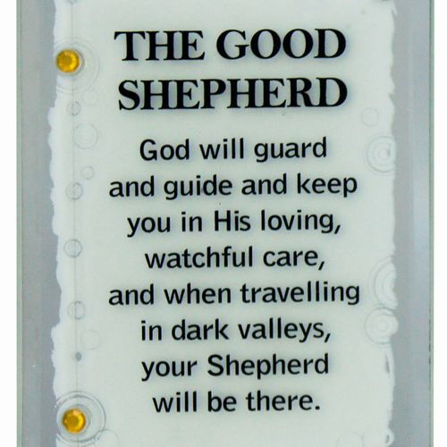 Glass Plaque   Good Shepherd